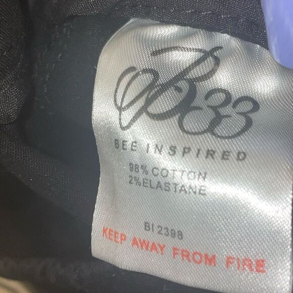 B33 INSPIRED MENS BLACK LYNDON CARGO JOGGER 30x32 - Picture 9 of 16